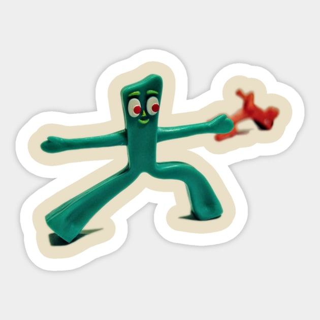 Gumby Gymnastics Sticker by jeremiahm08